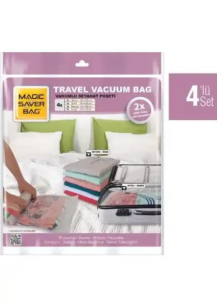 Magic Saver Bag Vakumlu Saklama Poşetleri ile Yer Tasarrufu ve Güvenli Saklama Çözümü