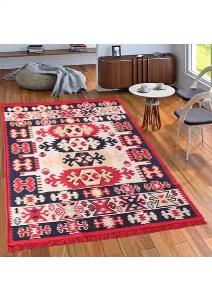 Markamanzi Collection Ertegün Çift Taraflı Otantik ve Dayanıklı Kilim 120x180 cm