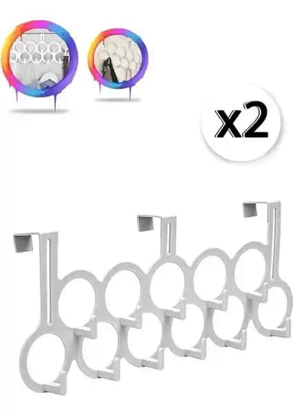 Masho Trend Beyaz Kapı Arkası Askılıkları Çok Amaçlı ve Modern Tasarım