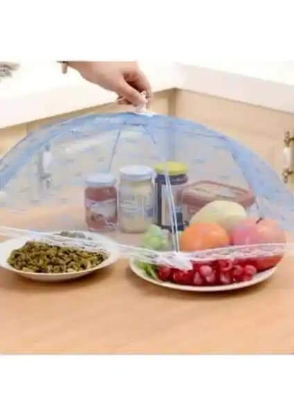 Mavi Gıda Koruma Şemsiyesi: Estetik ve Pratik Yiyecek Koruma Çözümü