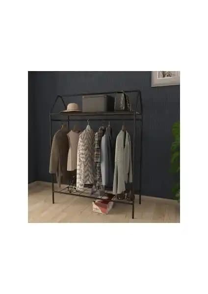 Metallica Concept Home Hanger Siyah Modern Ev ve Ofis İçin Dayanıklı Askılık