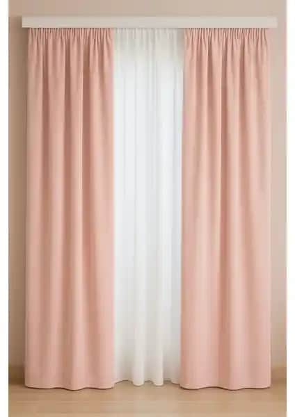 Miabella Home Kadife Fon Perde Tek Kanat 13257 - Şık ve Çok Yönlü Ev Dekorasyonu Seçeneği