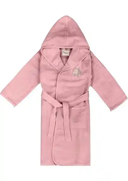 Miespiga Unicorn Çocuk Müslin Bornoz: Doğal ve Şık Çocuk Bornozları, Emici ve Konforlu Tasarım