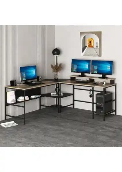 Minar Greta L Köşe Çalışma Masası: Sağlıklı ve Estetik Ofis Mobilyası Çözümü