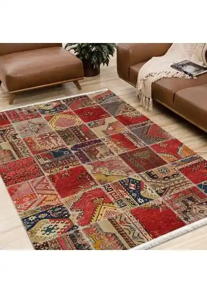 Model Halı Halımax Dara Kaymaz Tabanlı Pamuk Kilim 111 Sağlıklı ve Şık Ev Dekorasyonu İçin Mükemmel Tercih