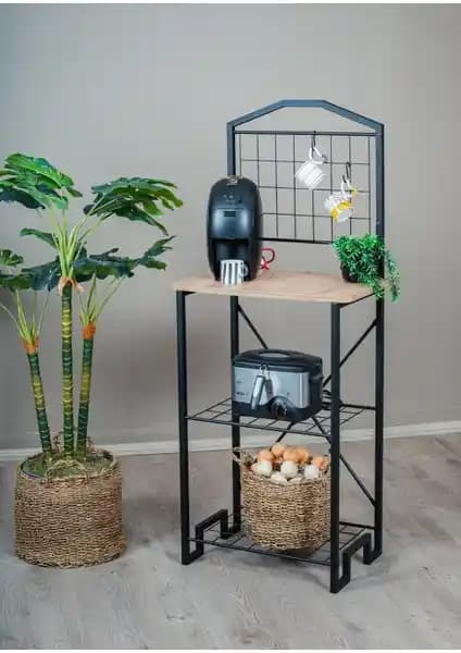 Modern Çok Amaçlı Mutfak ve Kahve Köşesi Standı Uyan Ev Ürünleri