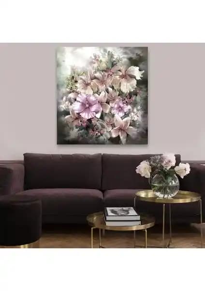 Modern Kanvas Tablo Renkli Çiçekler ile Dekorasyonunuza Canlılık Katın