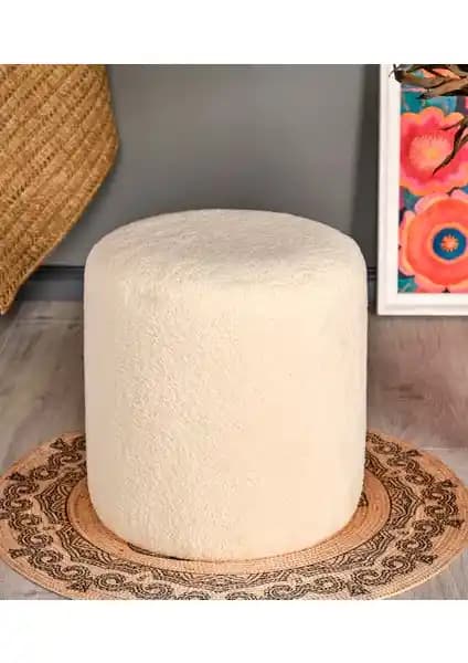 Modern ve Çok Amaçlı Woodymaison Puf Norway Iskandivian ile Şıklık ve Fonksiyonelliği Bir Arada Yakala