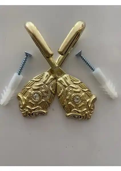 Modern ve Dayanıklı Tül Evi Fon Perde Bağlama Demiri Askı Aparatı