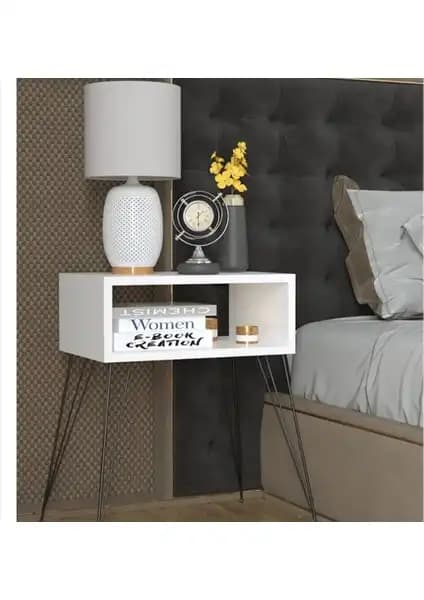 Modern ve Fonksiyonel Endüstriyel Tasarımlı Bambeds Telayaklı Komo<dı>n Mobilyası