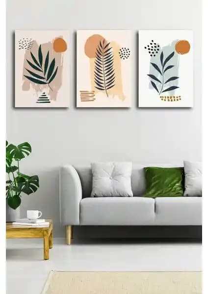 Modern ve Minimalist Kanvas Tablo Seti ile Ev ve Ofis Dekorasyonunuzu Yenileyin