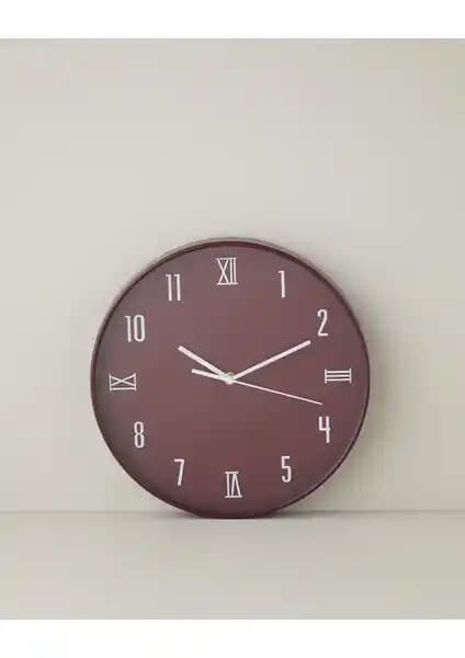 Modern ve Şık Verna Plastik Duvar Saati ile Dekorasyonunuza Zarafet Katın