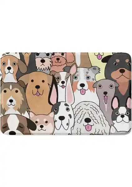 Monnhein Sevimli Tasarımlı Mikrofiber Banyo Paspası: Dayanıklı ve Renkli Konfor İçin Uygun