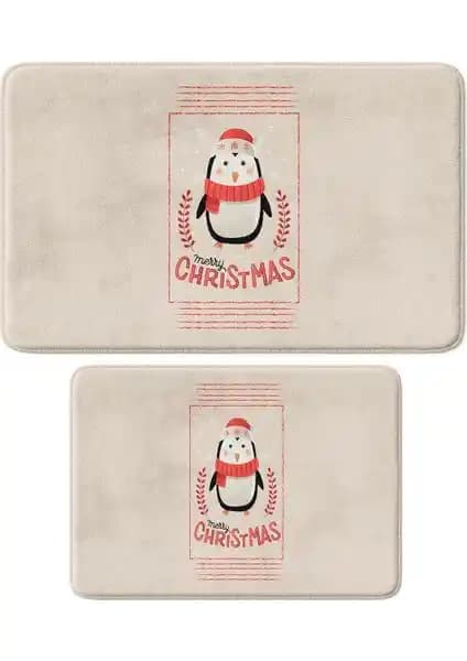 Monnhein Sevimli Tasarımlı Yılbaşı Dekoru ve Banyo Paspası ile Evinize Renk ve Güvenlik Katın