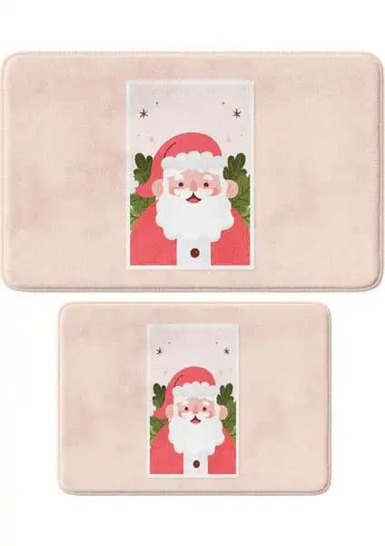 Monnhein Yılbaşı Temalı Banyo Paspası ve Kaymaz Güvenlik Çözümü