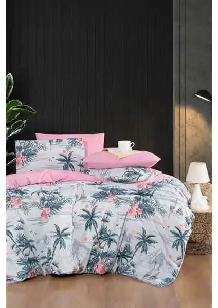My Story Palmiye Desenli Çift Kişilik Lastikli Çarşaflı Nevresim Takımı Ürün Özellikleri ve Kullanım Rehberi