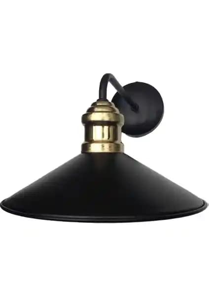Mylight Retro Siyah Aplik 23 cm – Şık ve Fonksiyonel Modern Aydınlatma Çözümü