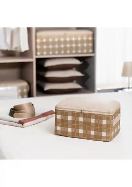 Nacarev Ekose Bej Hurç Baza Altı ve Bavul İçin Çok Yönlü Depolama Çözümü