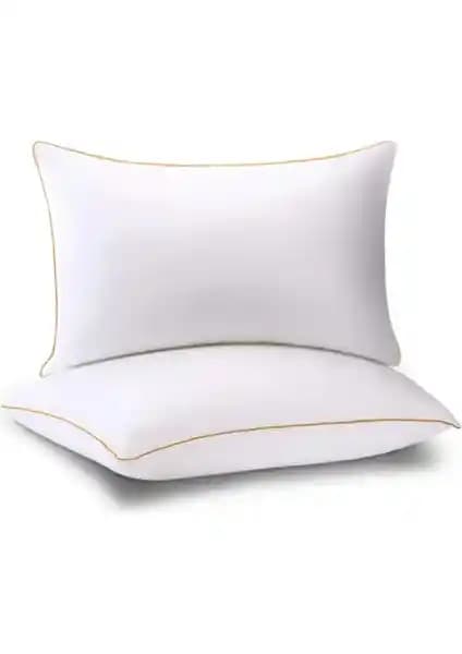 Nano Jel Dolgulu Gold Seri Biyeli Yastık: Sağlıklı ve Estetik Uyku Konforu