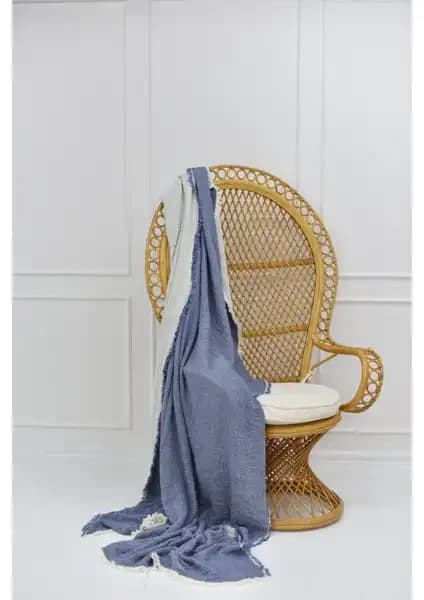 Natural Meet Maya Çift Yönlü Çift Kişilik Müslin Yatak Örtüsü Doğal ve Organik Tasarım