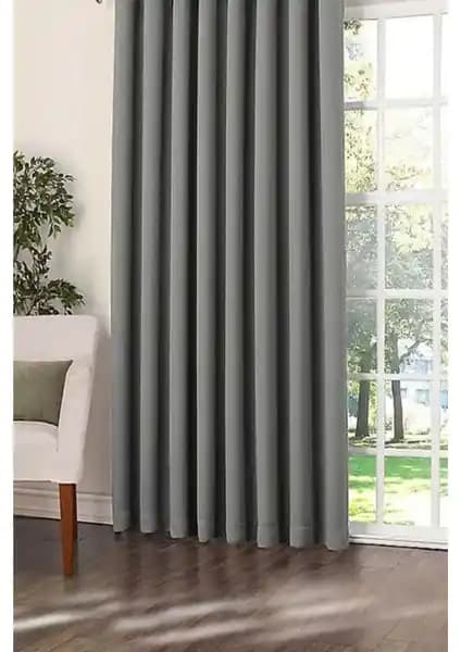 Ne Bumu Gri Blackout Karartma Büzgülü Perde Modern ve Dayanıklı Tasarım Özellikleri