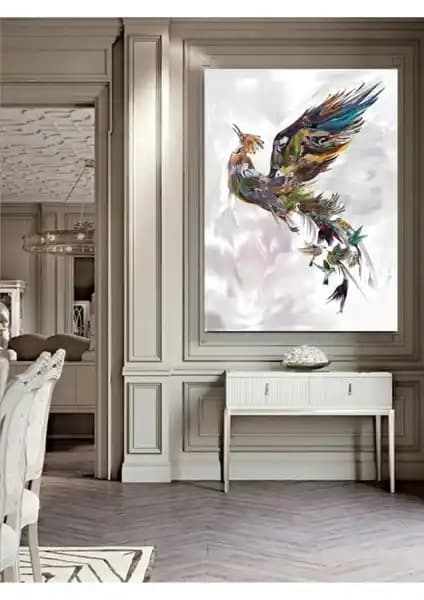 Newresim Tablo Atolyesi Anka Kusu Kanvas Tablo: Estetik ve Dayanıklı Dekorasyon Çözümü