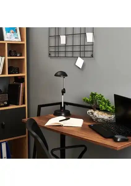 Nisaluce Ledli Masa Lambası Siyah Modern ve Enerji Verimli Tasarım Özellikleri
