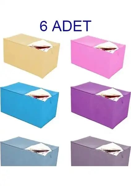 Nistabolje 6 Adet Hurç Yorgan Hurcu: Dayanıklı ve Hava Alabilen Saklama Çözümleri