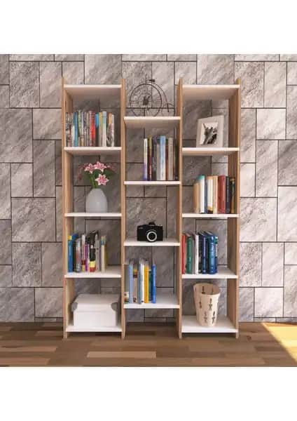 Nur Mobilya Alisa Modern Kitaplık: Estetik ve Fonksiyonellik Bir Arada