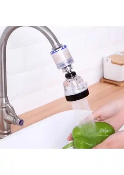 Optana Su Arıtmalı 3 Fonksiyonlu Şeffaf Döner Musluk Başlığı ve Özellikleri