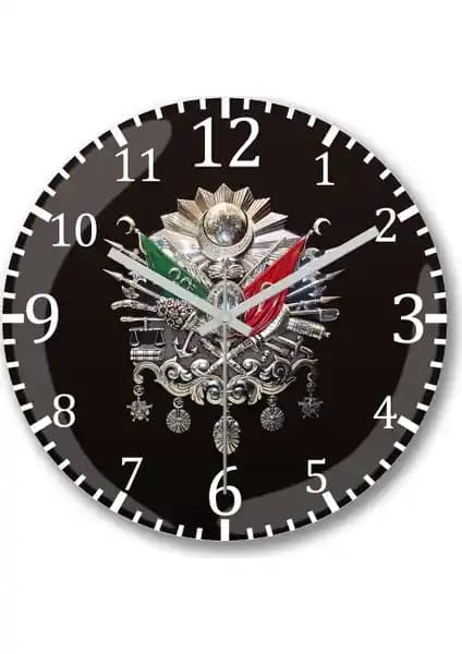 Osmanlı Tuğrası Temalı Duvar Saati: Klasik Tasarım ve Modern Şıklık Bir Arada