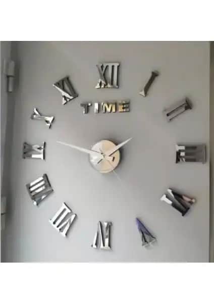 Otantik 3D Romen Rakamlı Aynalı Büyük Boy Duvar Saati G5R-T02 İncelenmesi ve Özellikleri