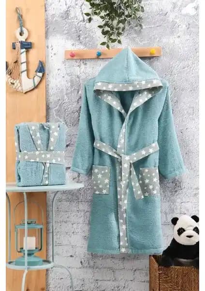 Oyalı Textile Çocuk Bornozu: Konfor ve Şıklığı Bir Arada Sunan Pamuklu Tasarım