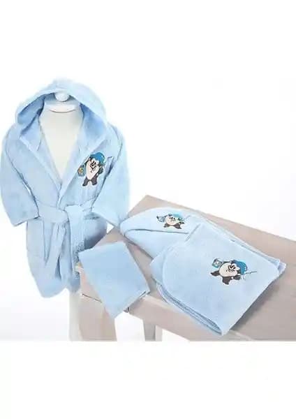 Özdilek Lisans Nakışlı Bambu Bebek Seti Tazmania Mavi 0070 ile Konfor ve Şıklık Bir Arada