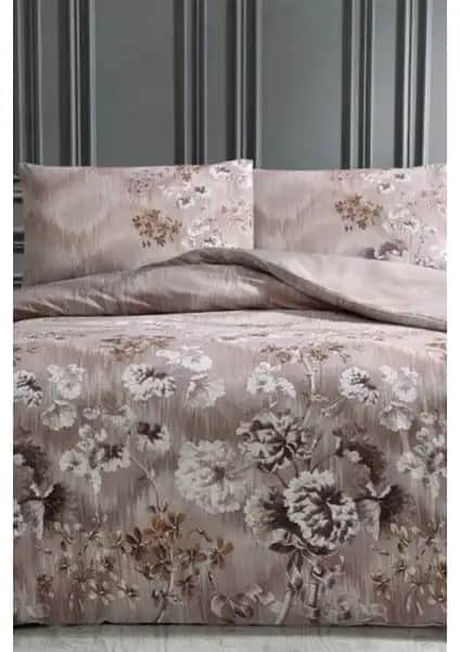 Özdilek Modaletto Hortencia Mürdüm Nevresim Takımı Çift Kişilik Yataklar İçin Şık ve Dayanıklı Tasarım