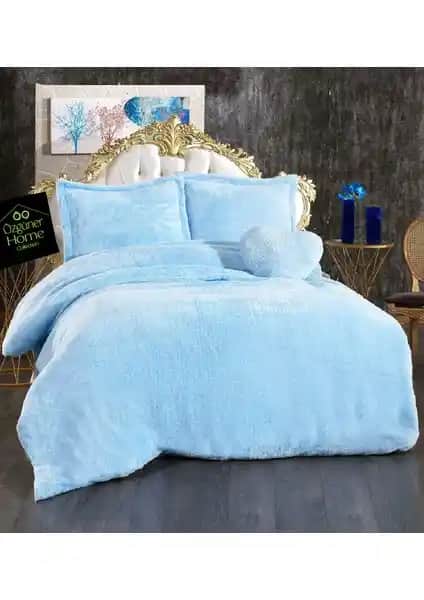 Pabtex Peluş Çift Kişilik Nevresim Seti: Sıcaklık ve Şıklık Sunan Yüksek Kaliteli Ürün