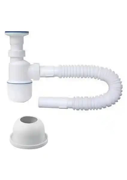 Pars Taslı Lavabo-Evye Körüklü Sifon: Dayanıklı ve Kolay Kullanımlı Çözüm