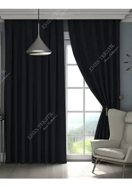 Pendik Siyah Blackout Karartma Perde: Modern ve Şık İç Mekân Çözümü