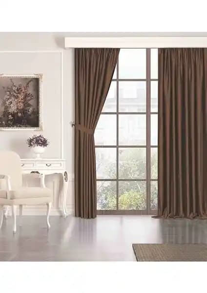 Perde Market Kahverengi Karartma Perde: Işık Geçirmez ve Gizlilik Sağlayan Çözüm