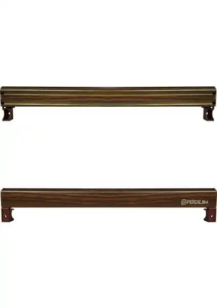 Perdejim Ceviz Dekoratif Perde Kornişi: Estetik ve Dayanıklı Modern Dekorasyon Çözümü