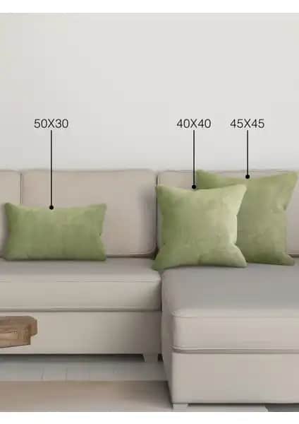 Perle Home Ada Çayı Rengi Kırlent Kılıfı Şık ve Dayanıklı Ev Dekorasyonu İçin Uygun