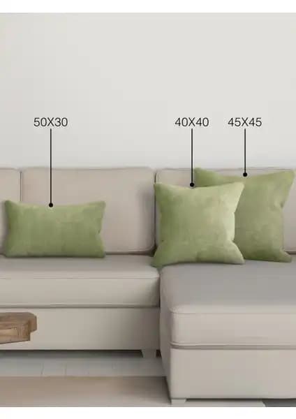 Perle Home Ada Çayı Rengi Kırlent Kılıfı Şık ve Dayanıklı Ev Dekorasyonu İçin Uygun