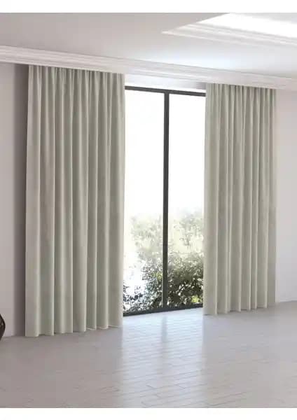 Perle Home Daily Series Ekru Rengi Fon Perde: Modern ve Şık Tasarım Özellikleri
