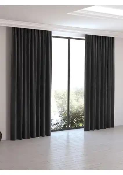 Perle Home Daily Series Gri Ada Fon Perde Modern ve Şık Dekorasyon İçin Uygun Çözüm