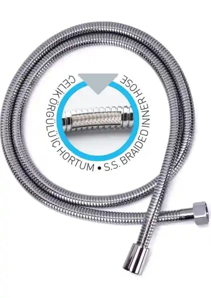 Pesen Chroma Duş Hortumu 200 Cm Uzunluk ve Yüksek Dayanıklılık Özellikleri