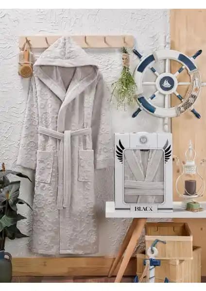 Philippus Berbera Erkek Kapşonlu Bornoz Bej: Konfor ve Şıklık Sunan Yüksek Kaliteli İç Giyim