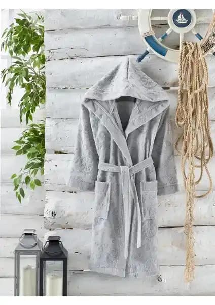 Philippus Bukle Kutulu Genç Kapüşonlu Bornoz: Yüksek Kalite ve Konfor Sunan Ev Giyim Ürünü