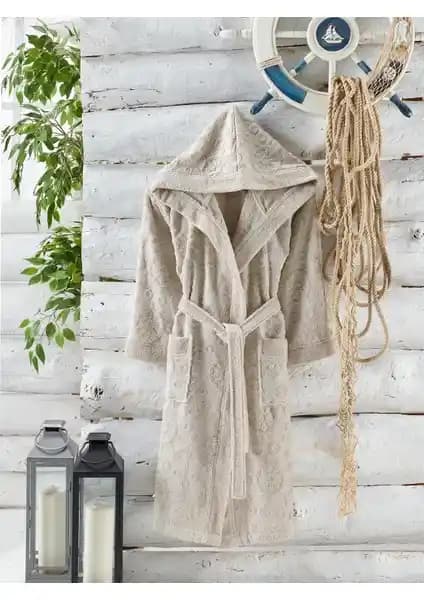 Philippus Bukle Kutulu Genç ve Çocuk Kapüşonlu Bornoz Yüksek Kalite ve Konfor Sunar