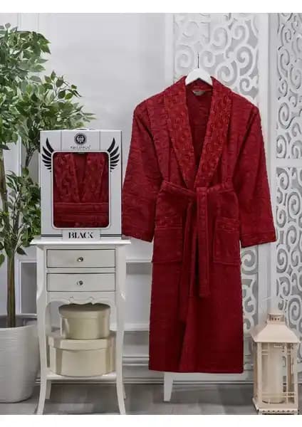 Philippus Vespira Bordo Erkek Bornozu: Şıklık ve Konfor Sunan Yüksek Kaliteli Tasarım