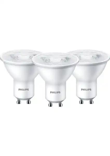 Philips 3.2W Essential GU10 LED Ampul 40W Eşdeğeri, Enerji Verimli ve Uzun Ömürlü